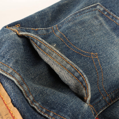 [希少サイズ 色濃いめ] 70s 501 66後期 デニムパンツ / USA製 ボタン裏刻印6