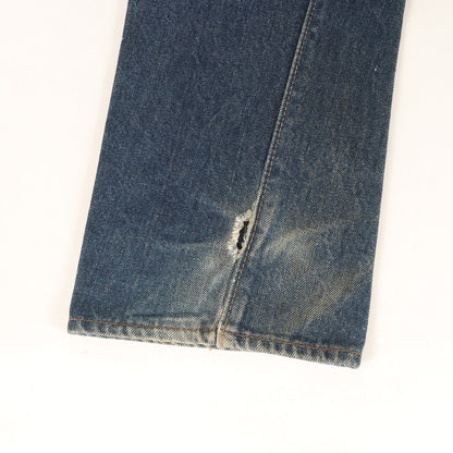 [希少サイズ 色濃いめ] 70s 501 66後期 デニムパンツ / USA製 ボタン裏刻印6