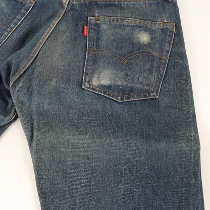 [希少サイズ 色濃いめ] 70s 501 66後期 デニムパンツ / USA製 ボタン裏刻印6