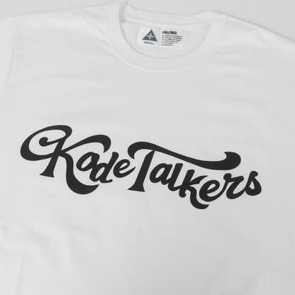 ×Kode Talkers ロゴプリント クルーネック Tシャツ
