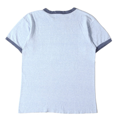 [希少 バータグ] 70s セントメアリーズ大学 カレッジ 染み込みプリント リンガー Tシャツ USA製