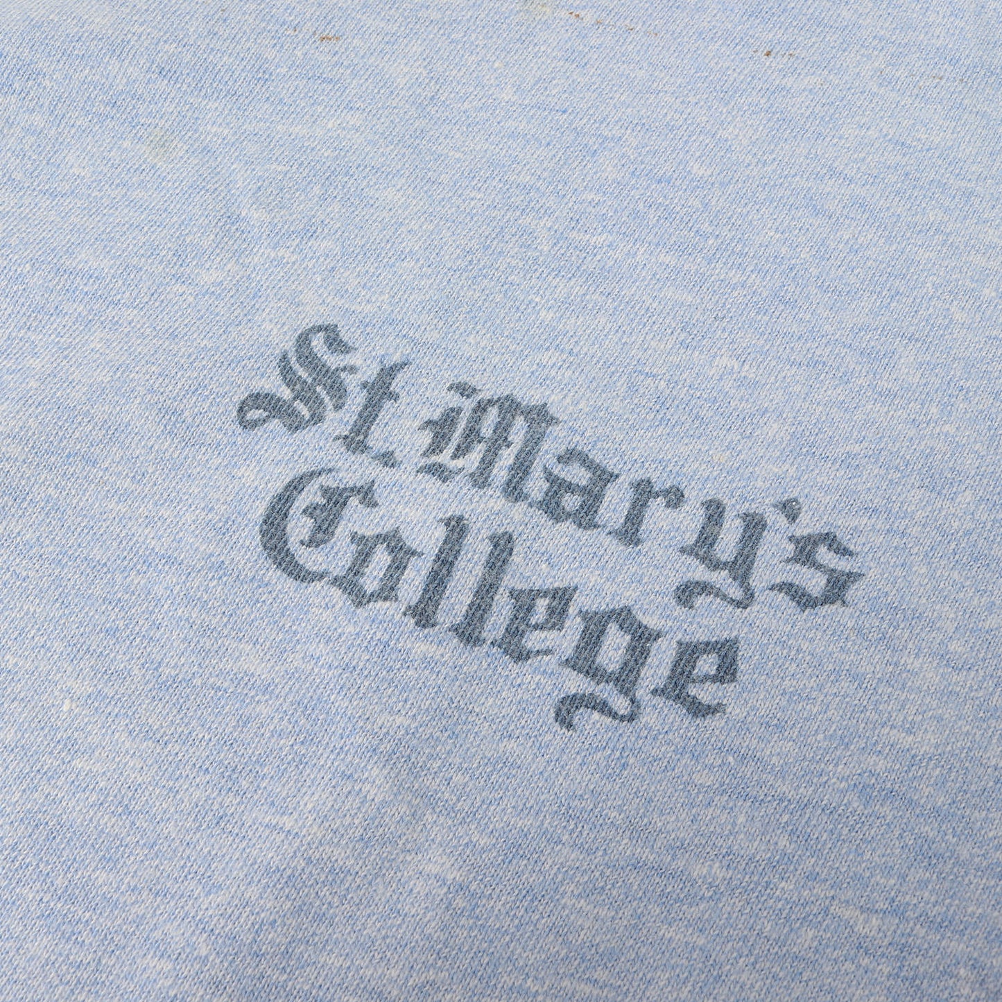 [希少 バータグ] 70s セントメアリーズ大学 カレッジ 染み込みプリント リンガー Tシャツ USA製