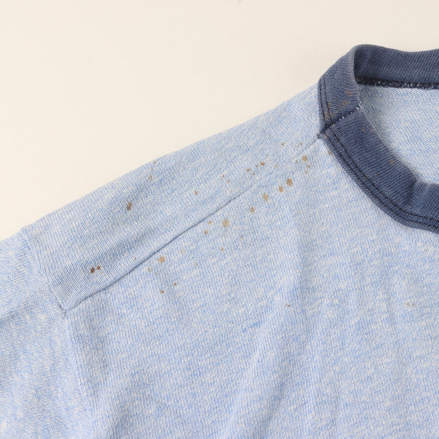 [希少 バータグ] 70s セントメアリーズ大学 カレッジ 染み込みプリント リンガー Tシャツ USA製