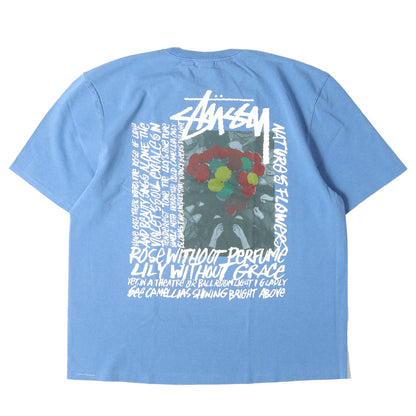 21SS ピグメントダイ加工 フラワー グラフィック Tシャツ(Camellias Pigment Dyed Tee)