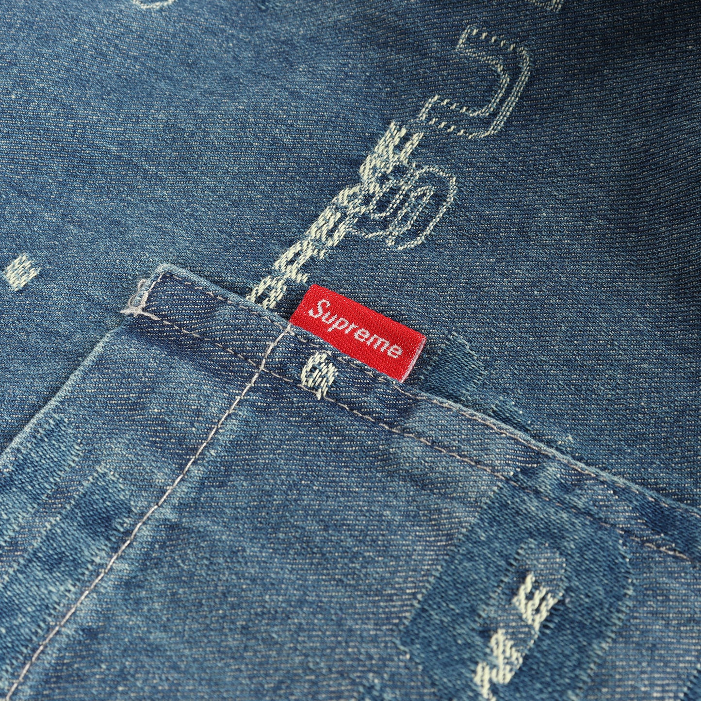 ジャガードロゴ柄 デニムシャツ(Dimensions Logo Denim Shirt)