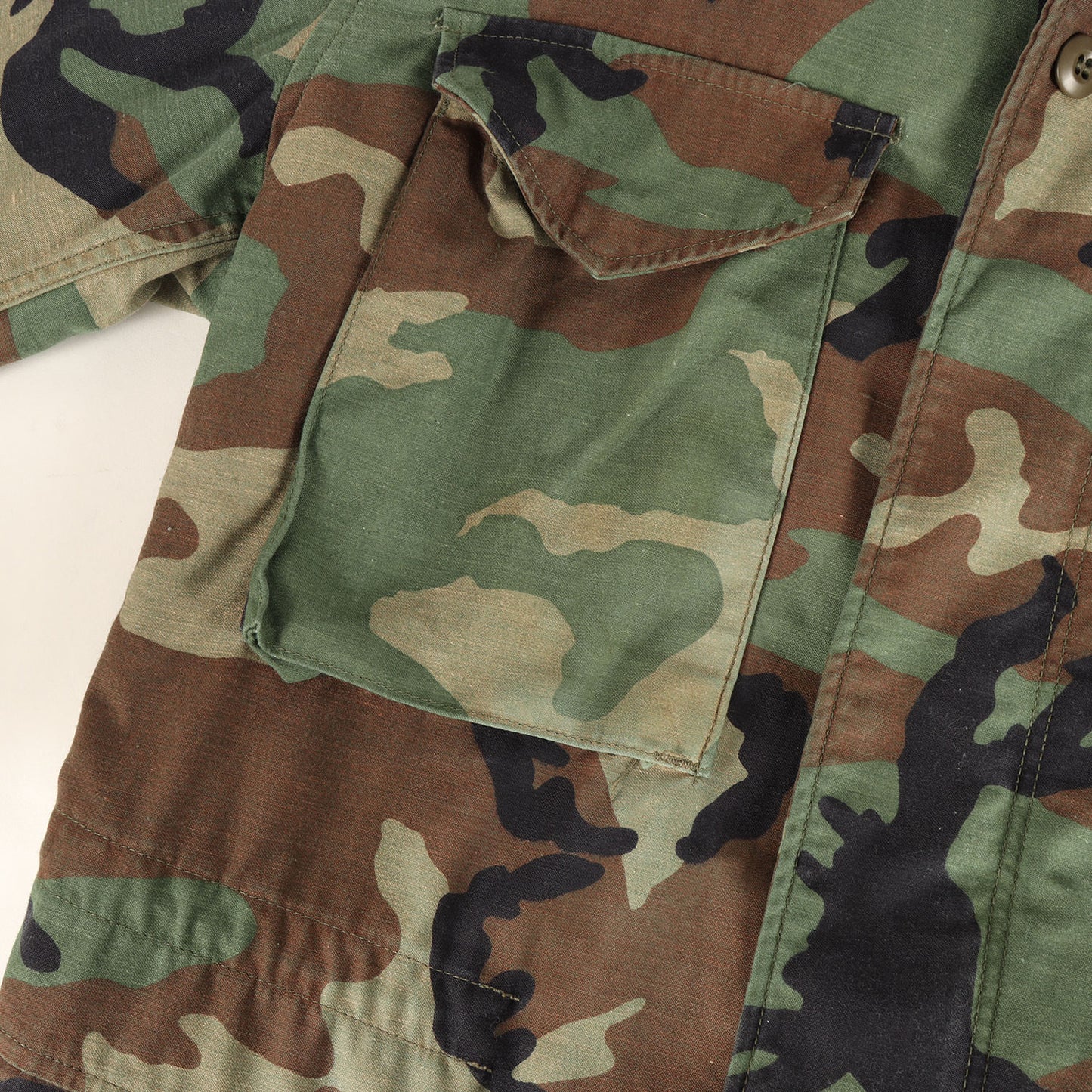 80s 米軍実物 4th ウッドランドカモ M-65 フィールドジャケット