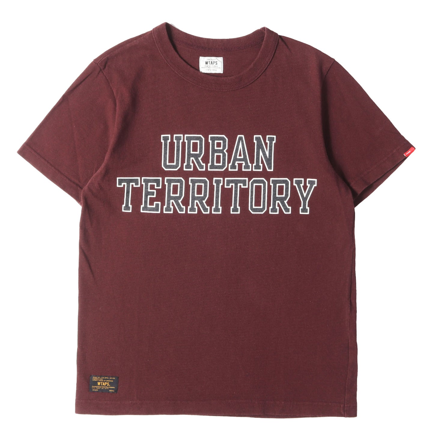 カレッジロゴ クルーネック ヘビー Tシャツ(DESIGN S/S 01)
