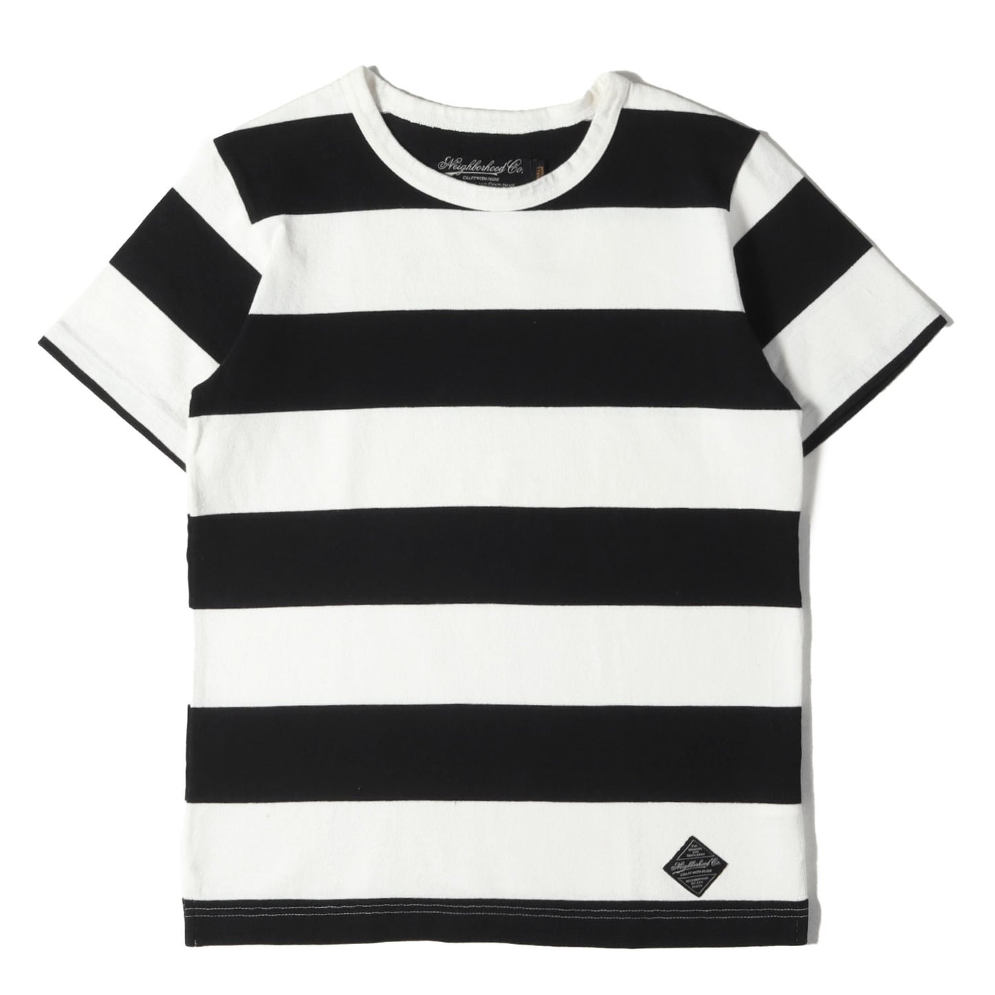 ワイドボーダー ヘビー Tシャツ(BAR / C-CREW. SS)