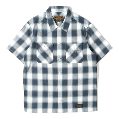 20SS オンブレチェック ワーク 半袖シャツ(B&C / C-SHIRTS. SS)