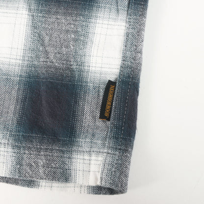 20SS オンブレチェック ワーク 半袖シャツ(B&C / C-SHIRTS. SS)