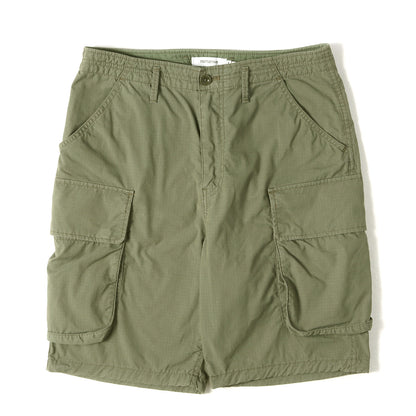 ストレッチリップストップ ミリタリー カーゴショーツ(COMMANDER 6P SHORTS C/P RIPSTOP STRETCH COOLMAX)