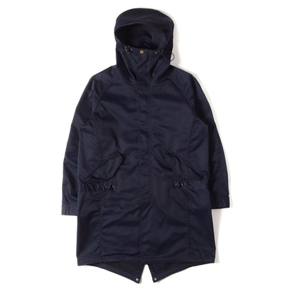 ストレッチツイル フィッシュテール モッズコート(STRANGER HOODED COAT POLY TWILL STRETCH OVERDYED)