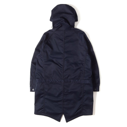 ストレッチツイル フィッシュテール モッズコート(STRANGER HOODED COAT POLY TWILL STRETCH OVERDYED)