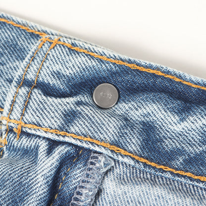 [現行モデル] SILVERTAB ダメージ加工 バギー カットオフ デニム ショーツ (LOOSE FIT SHORTS)