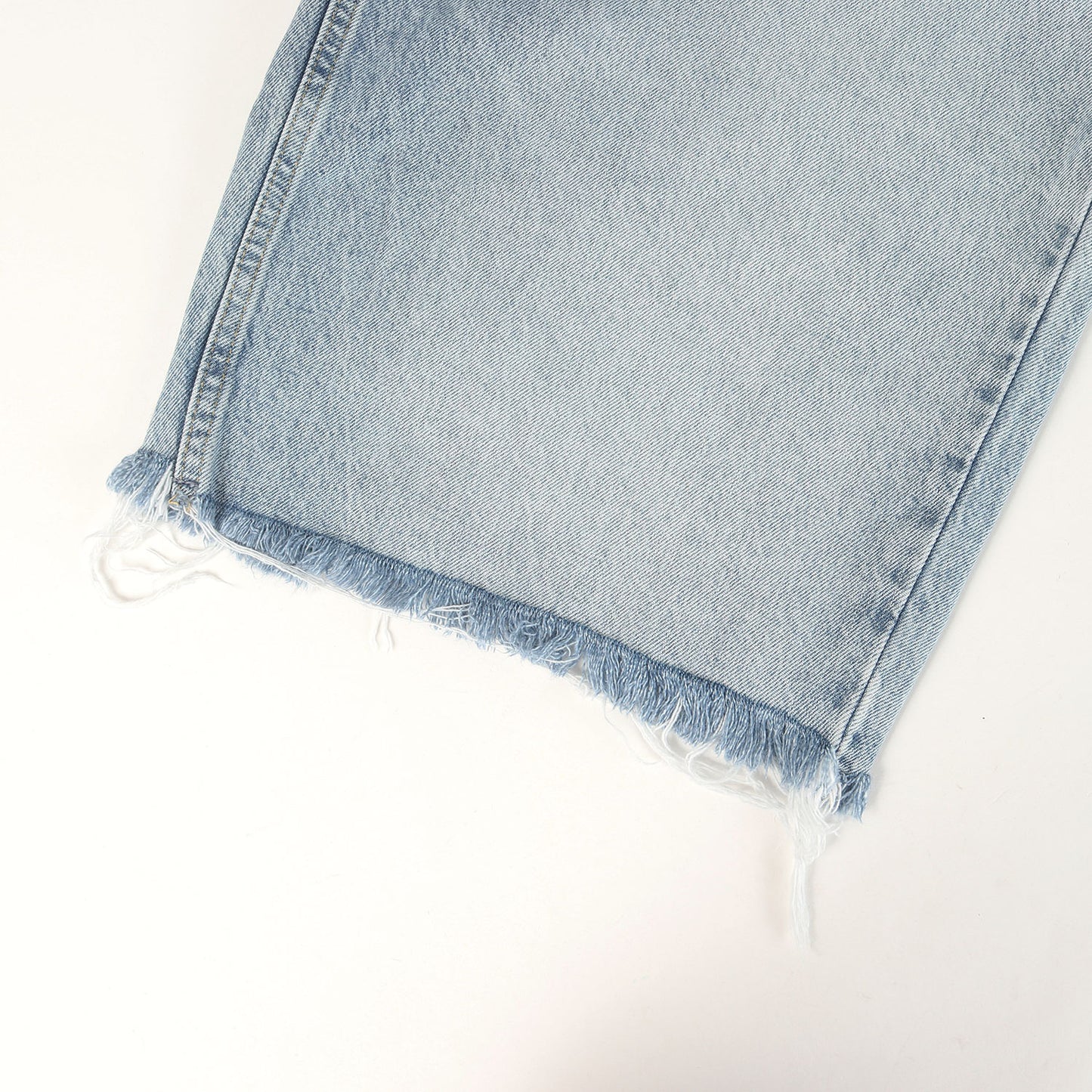 [現行モデル] SILVERTAB ダメージ加工 バギー カットオフ デニム ショーツ (LOOSE FIT SHORTS)