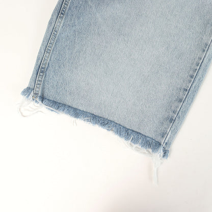 [現行モデル] SILVERTAB ダメージ加工 バギー カットオフ デニム ショーツ (LOOSE FIT SHORTS)