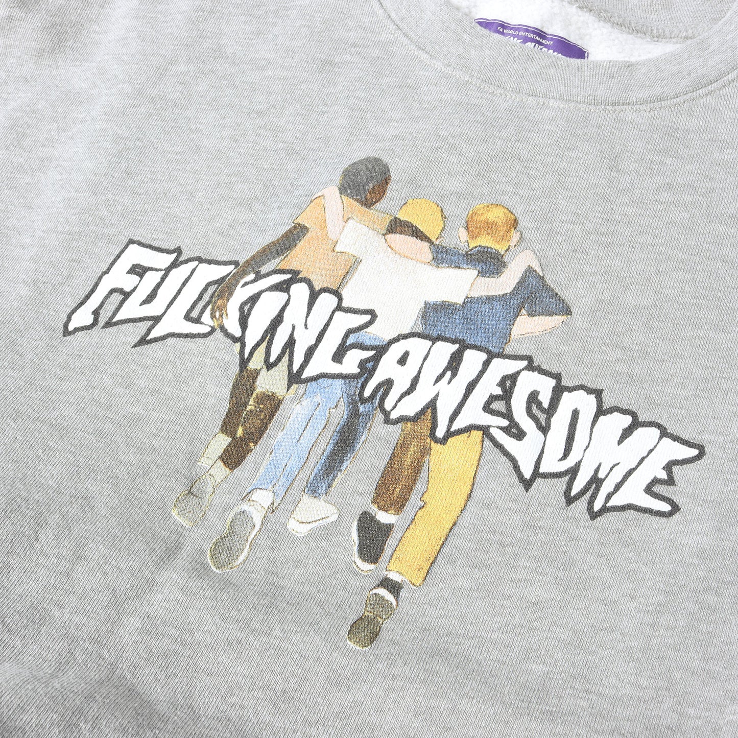 イラスト グラフィック スウェット(Kids All Right Crewneck)