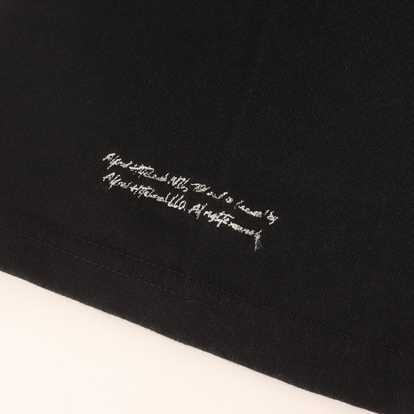 22AW ×ALFRED HITCHCOCK アルフレッド・ヒッチコック 刺繍 Tシャツ