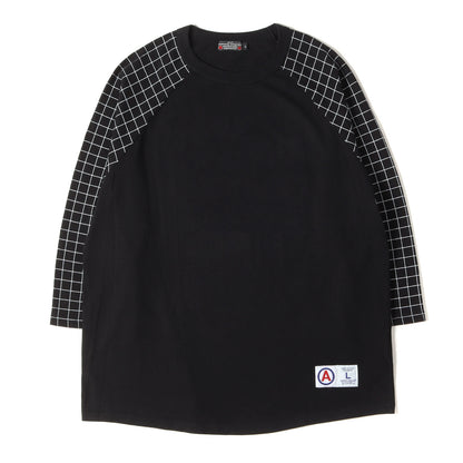 00s スパイダー ラグラン 7分袖 Tシャツ
