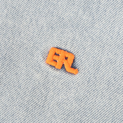 23AW ×Levi's ダメージ加工 オーバーサイズ デニムシャツ(Overshirt)