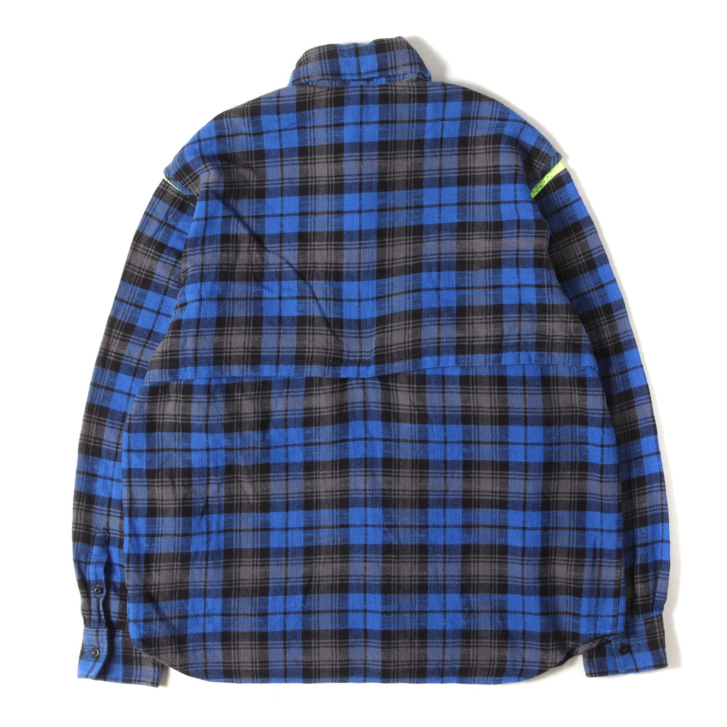 23SS パルチポケット チェック フランネルシャツ(PLAID MULTI POCKET SHIRT)
