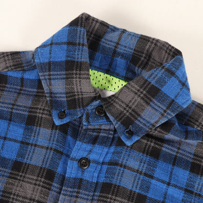 23SS パルチポケット チェック フランネルシャツ(PLAID MULTI POCKET SHIRT)