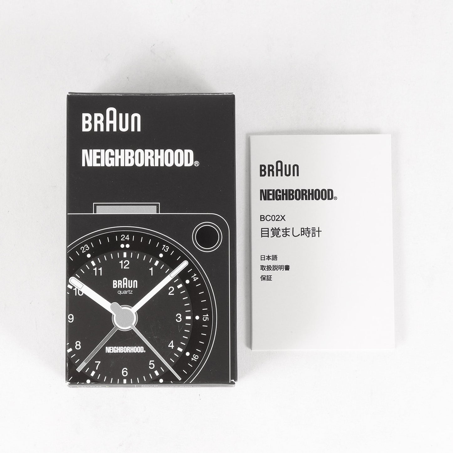 25SS ×BRAUN BC02X アラームクロック / 置時計