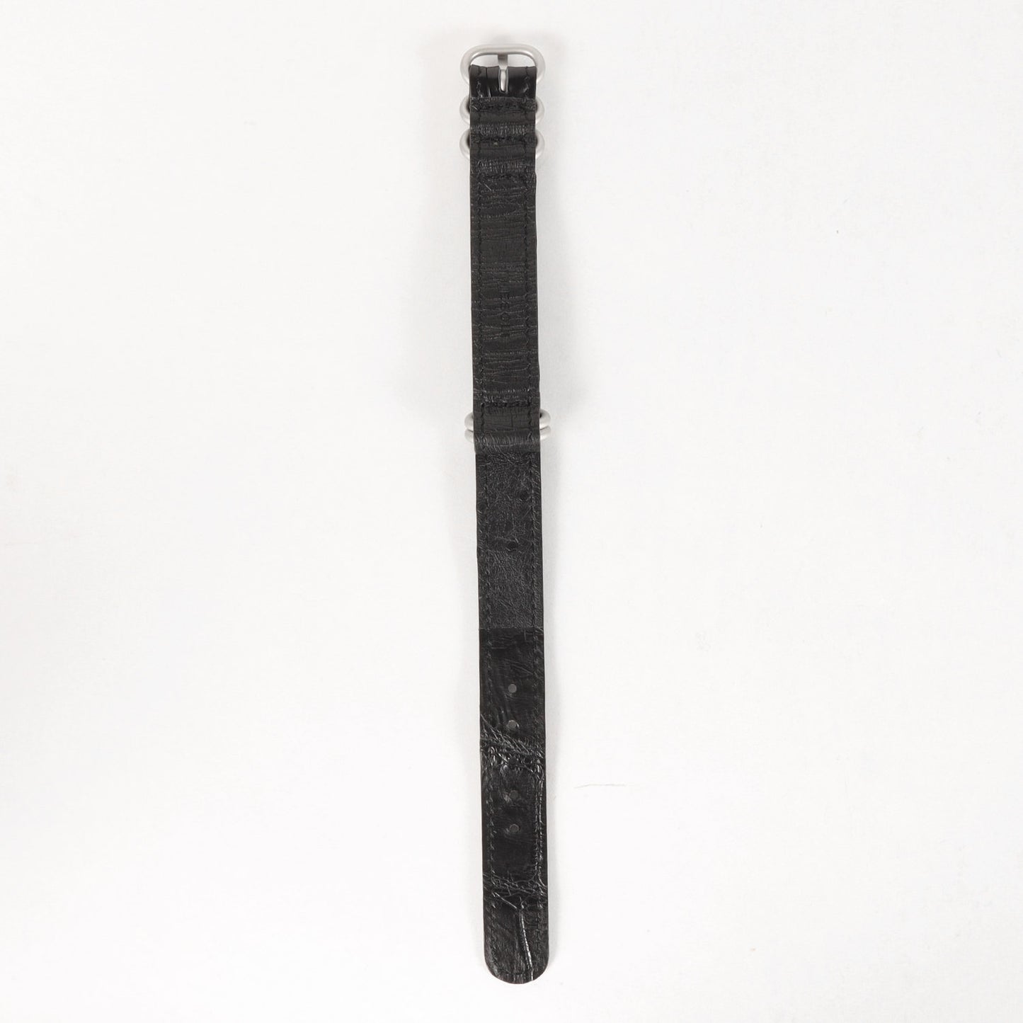 クロコダイルレザー NATO 18mm 腕時計ベルト / ウォッチバンド(NATO-CR-S)