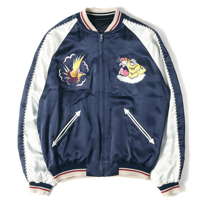 1950年復刻 桐生製 龍×蛇 リバーシブル サテン スカジャン (50s Style Special Edition Heritage Sukajan)