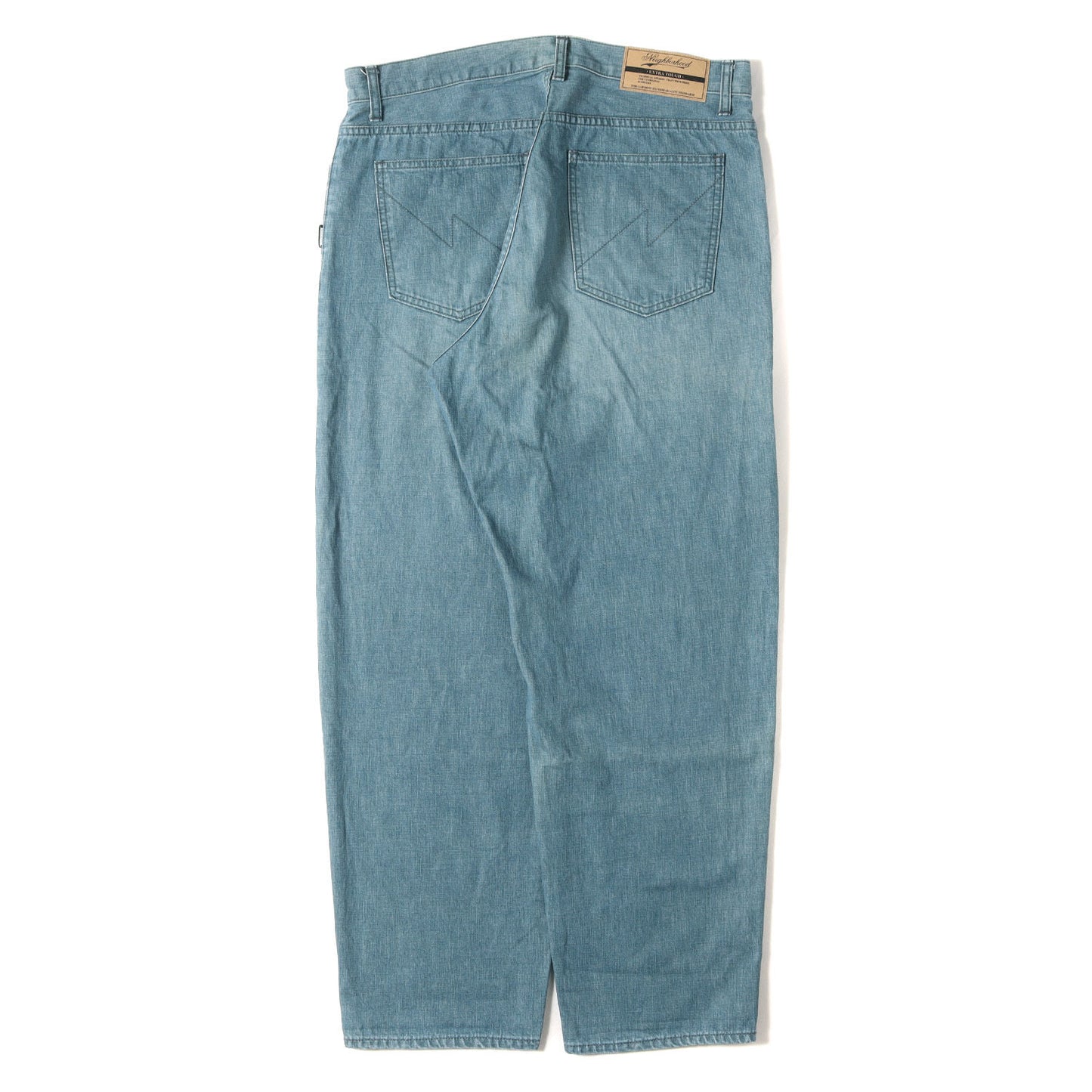 24SS バイオストーンウォッシュ加工 バギー デニムパンツ(BAGGYSILHOUETTE DENIM PANTS)
