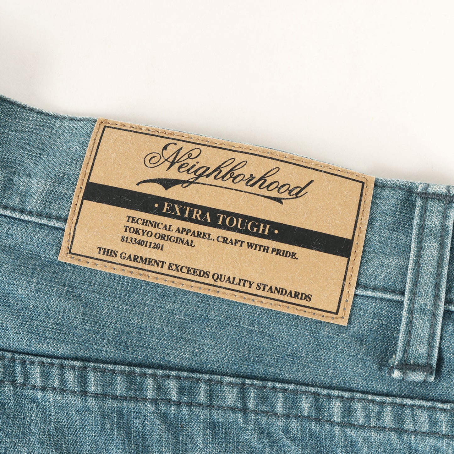 24SS バイオストーンウォッシュ加工 バギー デニムパンツ(BAGGYSILHOUETTE DENIM PANTS)