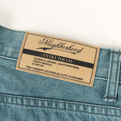 24SS バイオストーンウォッシュ加工 バギー デニムパンツ(BAGGYSILHOUETTE DENIM PANTS)