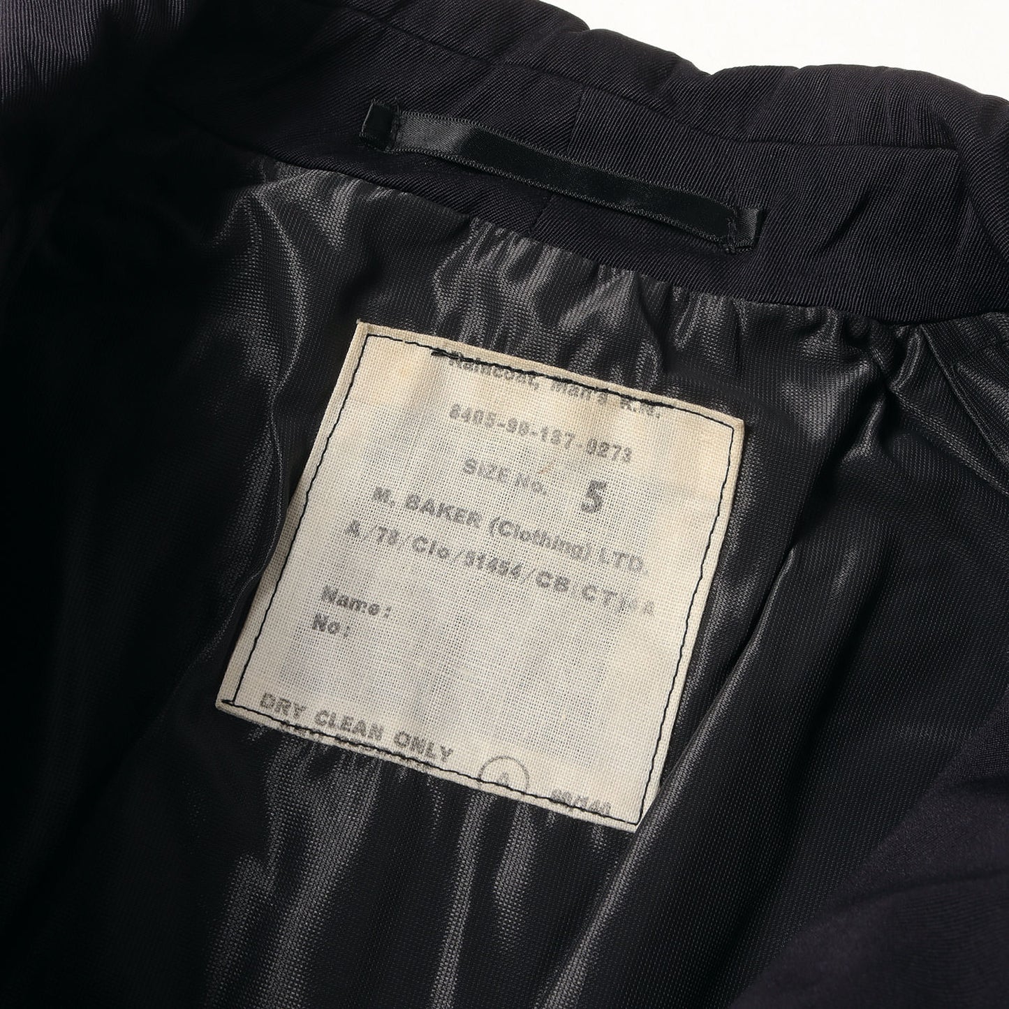 70s イギリス軍 実物 ROYAL NAVY ウールギャバジン レインコート