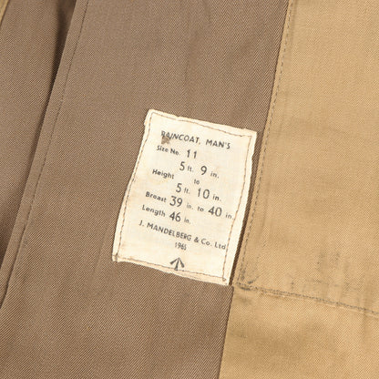 60s イギリス軍 実物 British Army ウールギャバジン レインコート