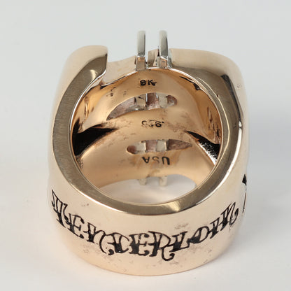 8K ゴールド ダイヤ ダラーリング(DOLLAR RING GOLD/STONE)