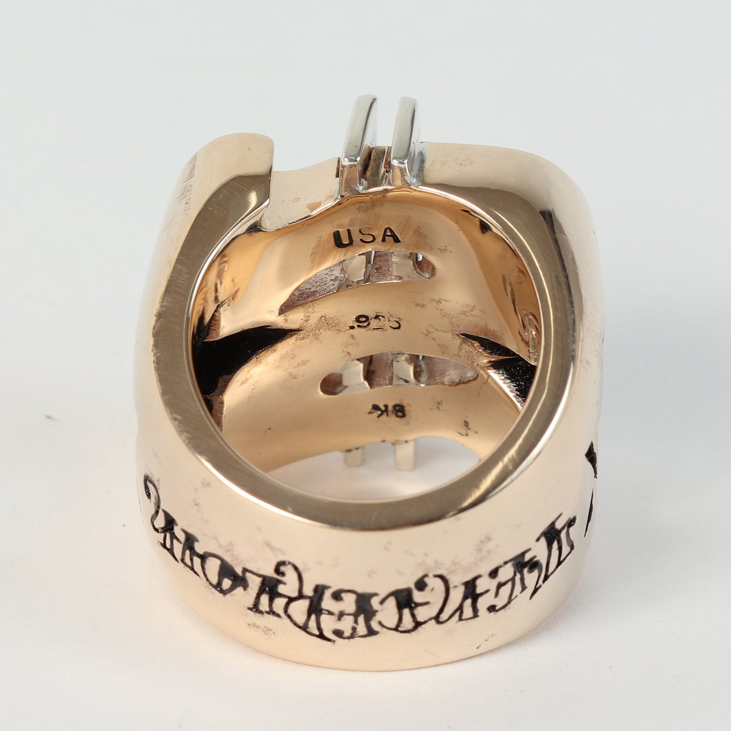 8K ゴールド ダイヤ ダラーリング(DOLLAR RING GOLD/STONE)