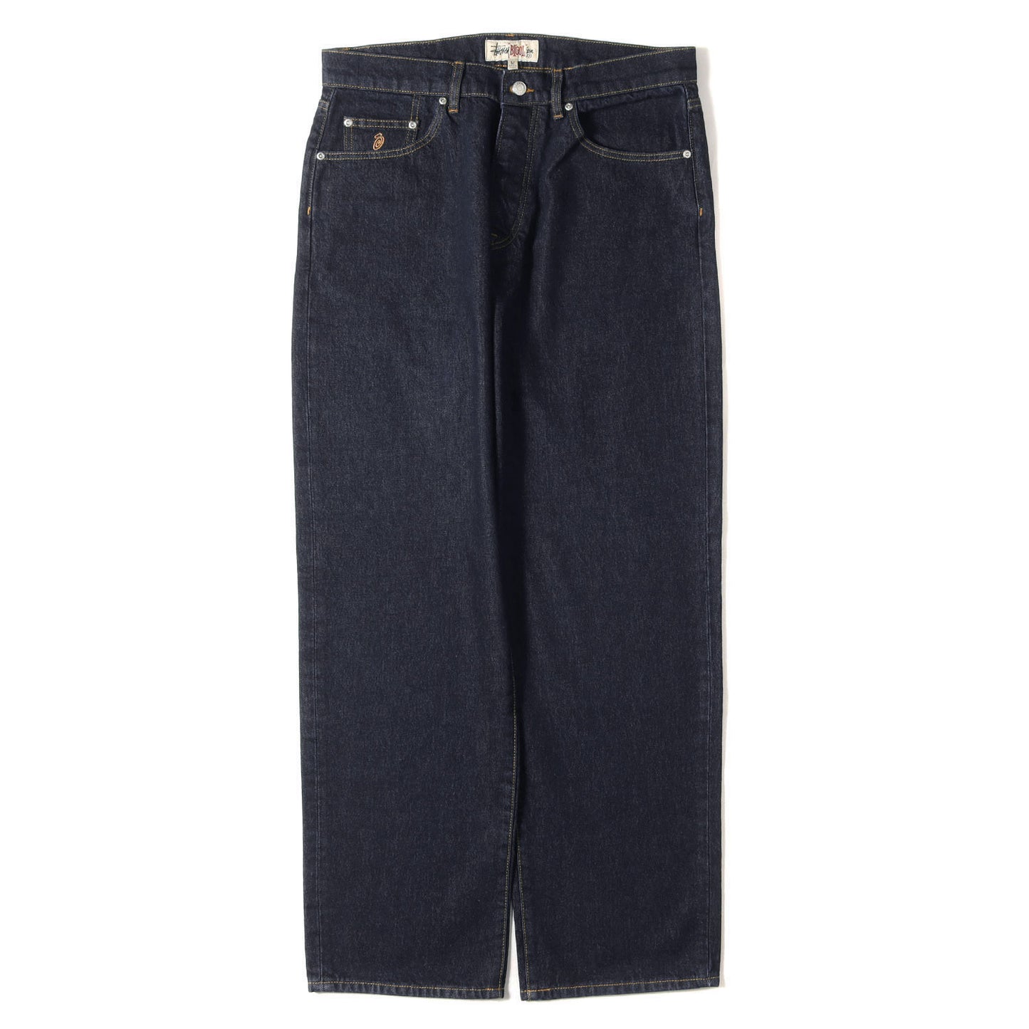 25SS ワンウォッシュ加工 バギー デニムパンツ (Big Ol Jeans Denim)