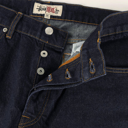 25SS ワンウォッシュ加工 バギー デニムパンツ (Big Ol Jeans Denim)