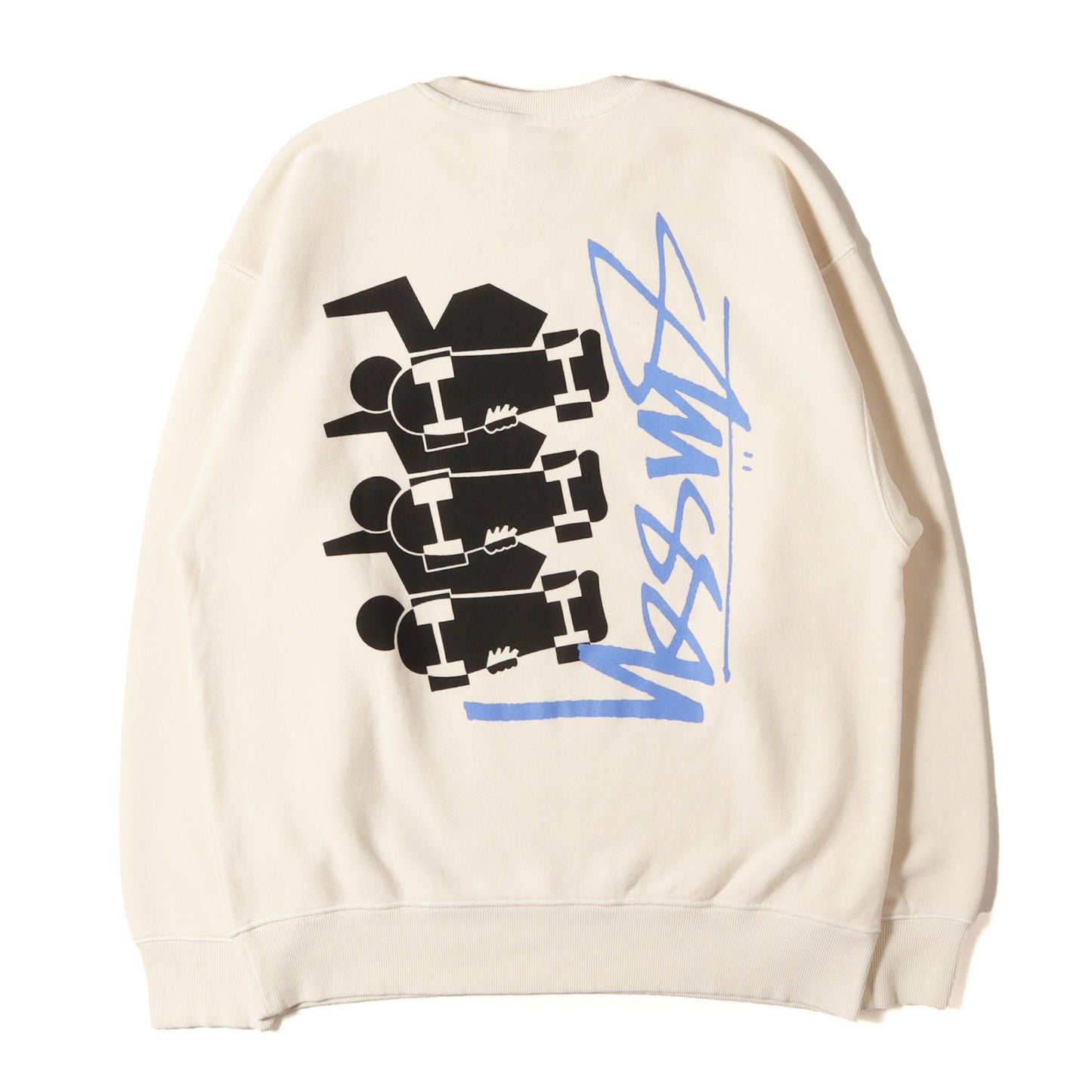 26SS ガーメントダイ加工 スケートマン スウェット(SKATE STACK GAR DYED CREW)