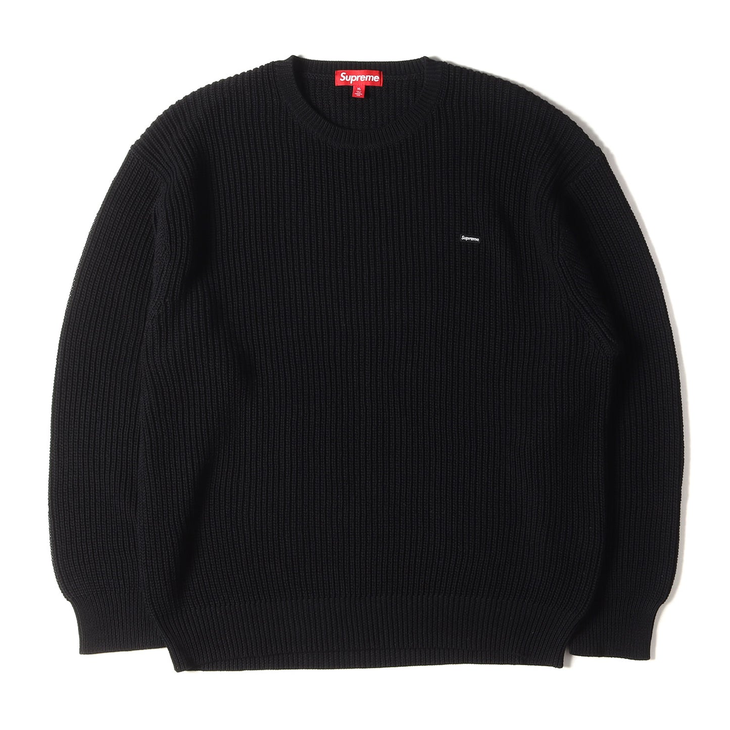 23SS スモールBOXロゴ リブニット セーター(Small Box Ribbed Sweater)