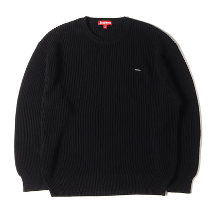 23SS スモールBOXロゴ リブニット セーター(Small Box Ribbed Sweater)