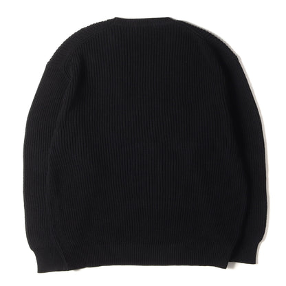 23SS スモールBOXロゴ リブニット セーター(Small Box Ribbed Sweater)