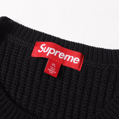 23SS スモールBOXロゴ リブニット セーター(Small Box Ribbed Sweater)