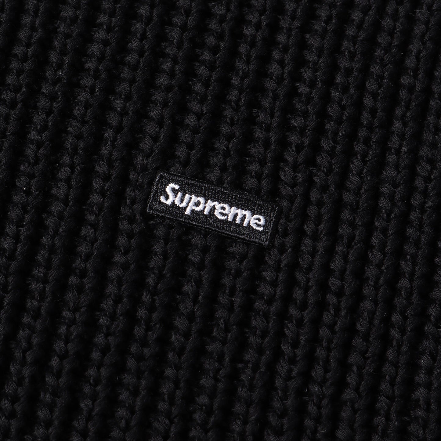 23SS スモールBOXロゴ リブニット セーター(Small Box Ribbed Sweater)