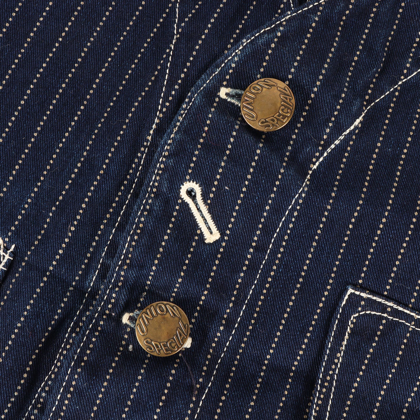 ウォバッシュストライプ コンダクターベスト (UNION SPECIAL OVERALLS CONDUCTOR VEST)