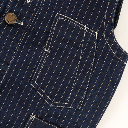 ウォバッシュストライプ コンダクターベスト (UNION SPECIAL OVERALLS CONDUCTOR VEST)