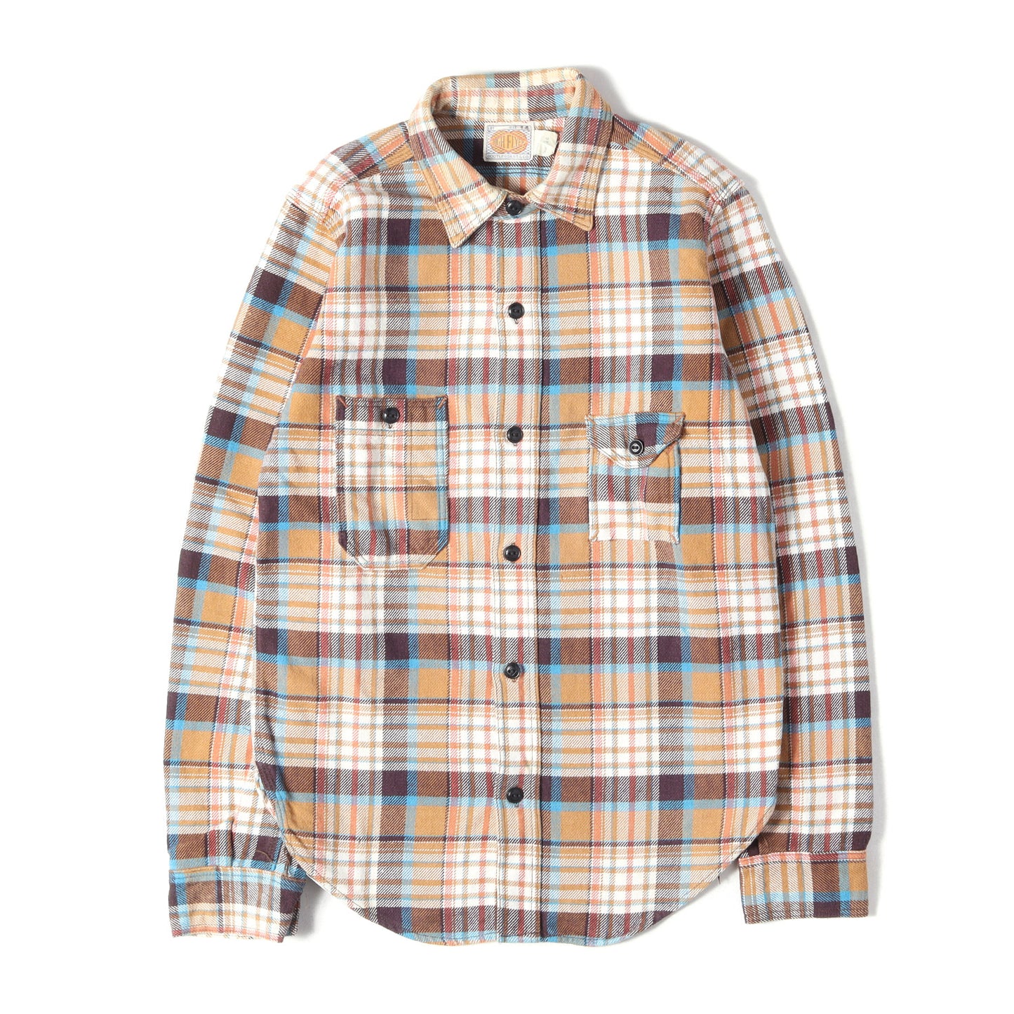 チンスト付き ヘビー チェック フランネルシャツ (HIGH FLYER)