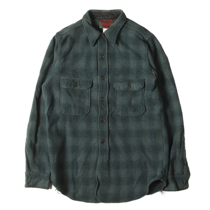 オンブレチェック アンダーカット ウールシャツ (FORESTRY BUBO GREAT LAKES GMT.MFG.CO. UNDERCUT SHIRT)