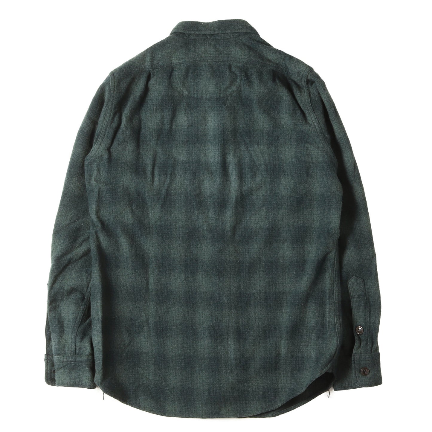 オンブレチェック アンダーカット ウールシャツ (FORESTRY BUBO GREAT LAKES GMT.MFG.CO. UNDERCUT SHIRT)