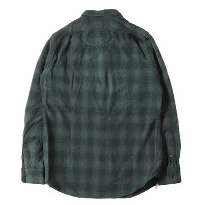 オンブレチェック アンダーカット ウールシャツ (FORESTRY BUBO GREAT LAKES GMT.MFG.CO. UNDERCUT SHIRT)